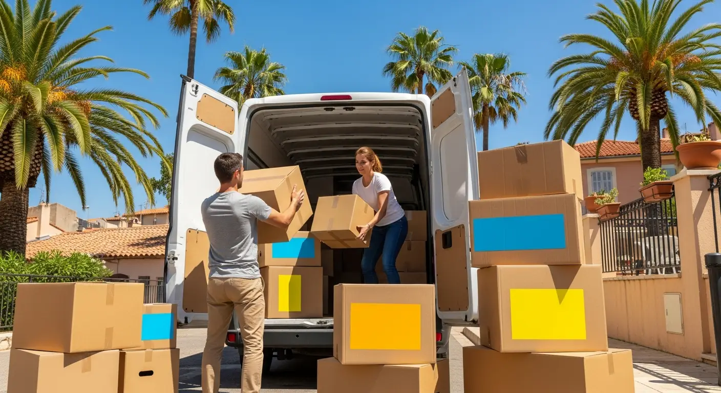 Déménager en été sur la Côte d'Azur : nos conseils - Pelibox